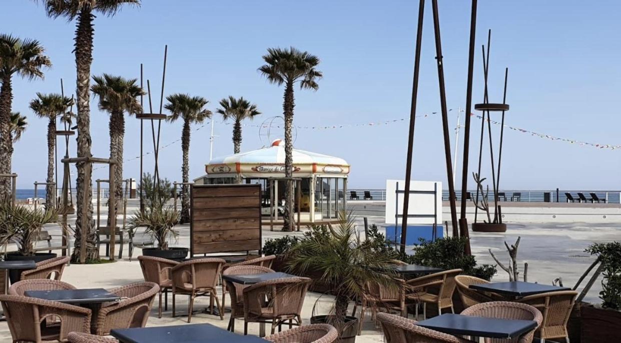 Ferienwohnung Les Pieds Dans L'Eau Canet-en-Roussillon Exterior foto